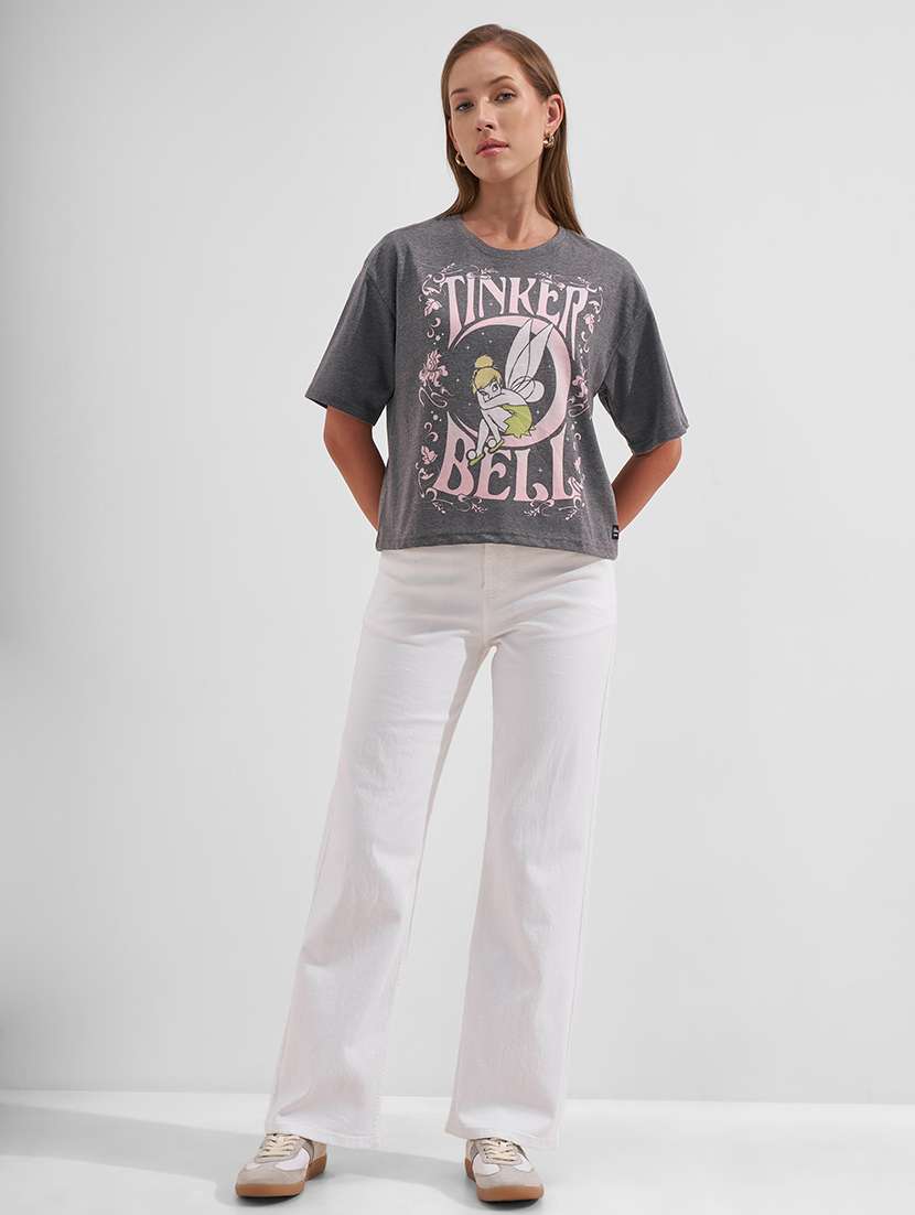 women printed round neck regular t-shirt - 22527026 -  Standard Image - 5