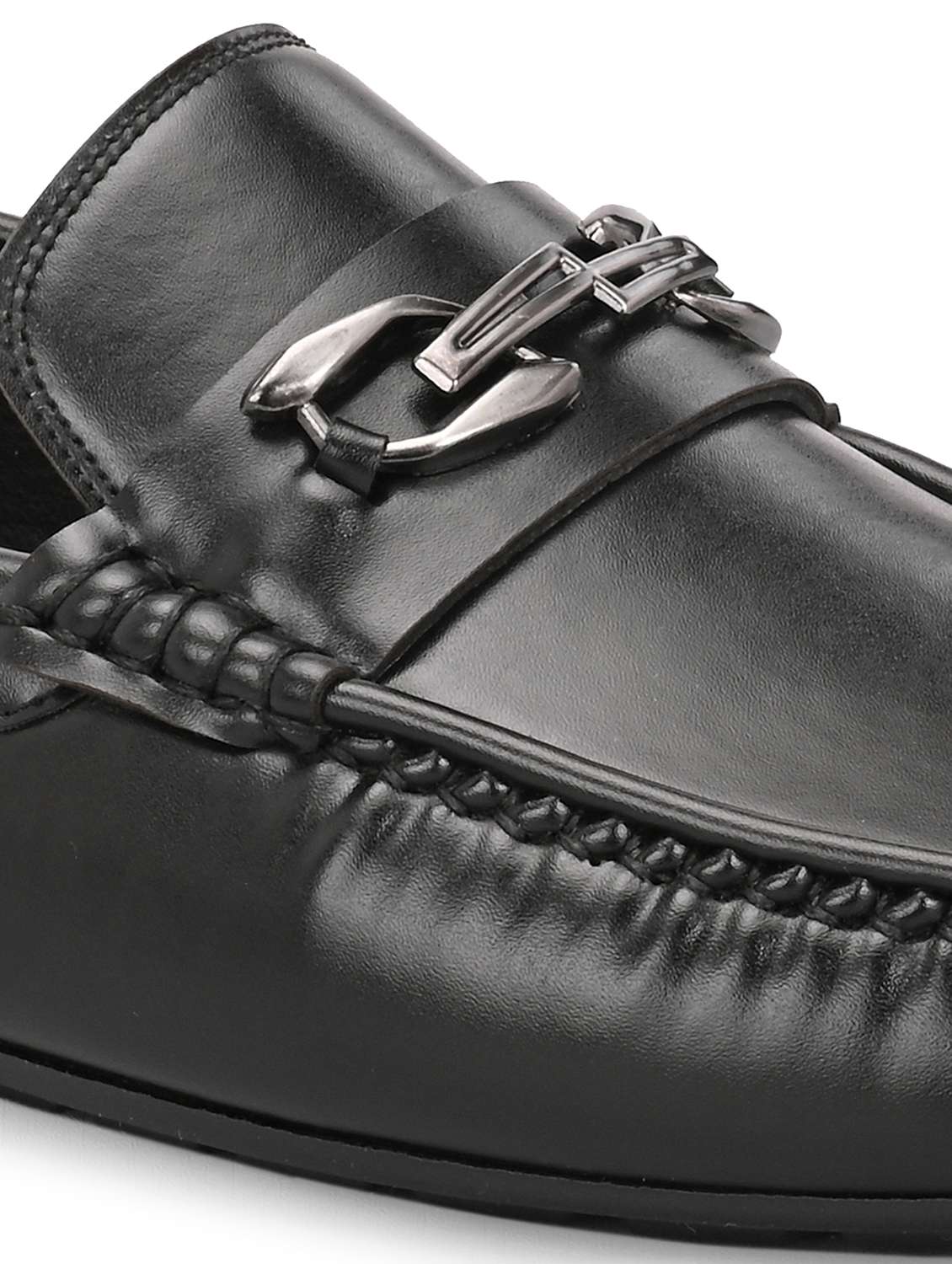 men black slip on horsebit loafer - 22527040 -  Standard Image - 5