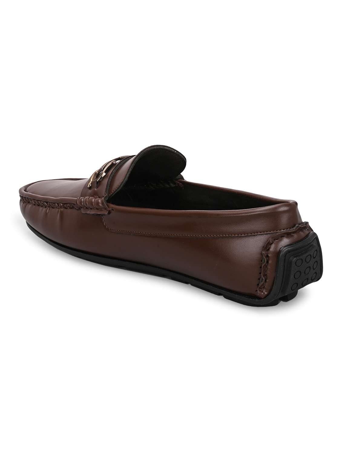 men brown slip on horsebit loafer - 22527041 -  Standard Image - 3