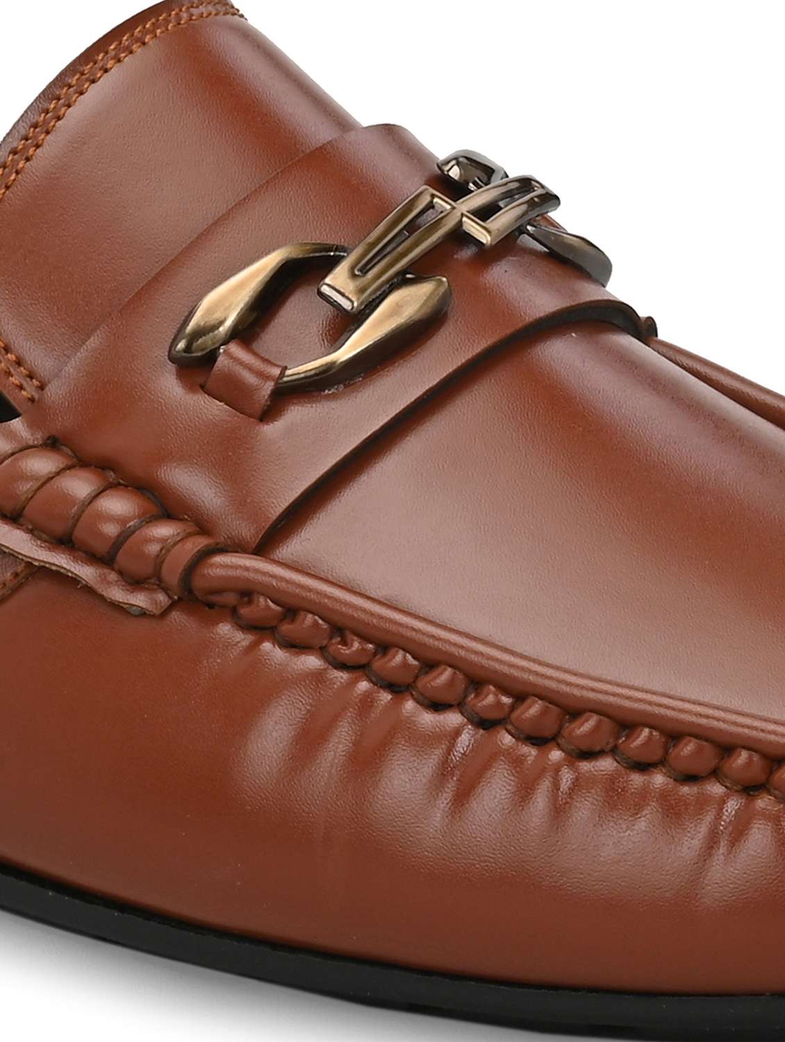 men tan slip on horsebit loafer - 22527042 -  Standard Image - 5