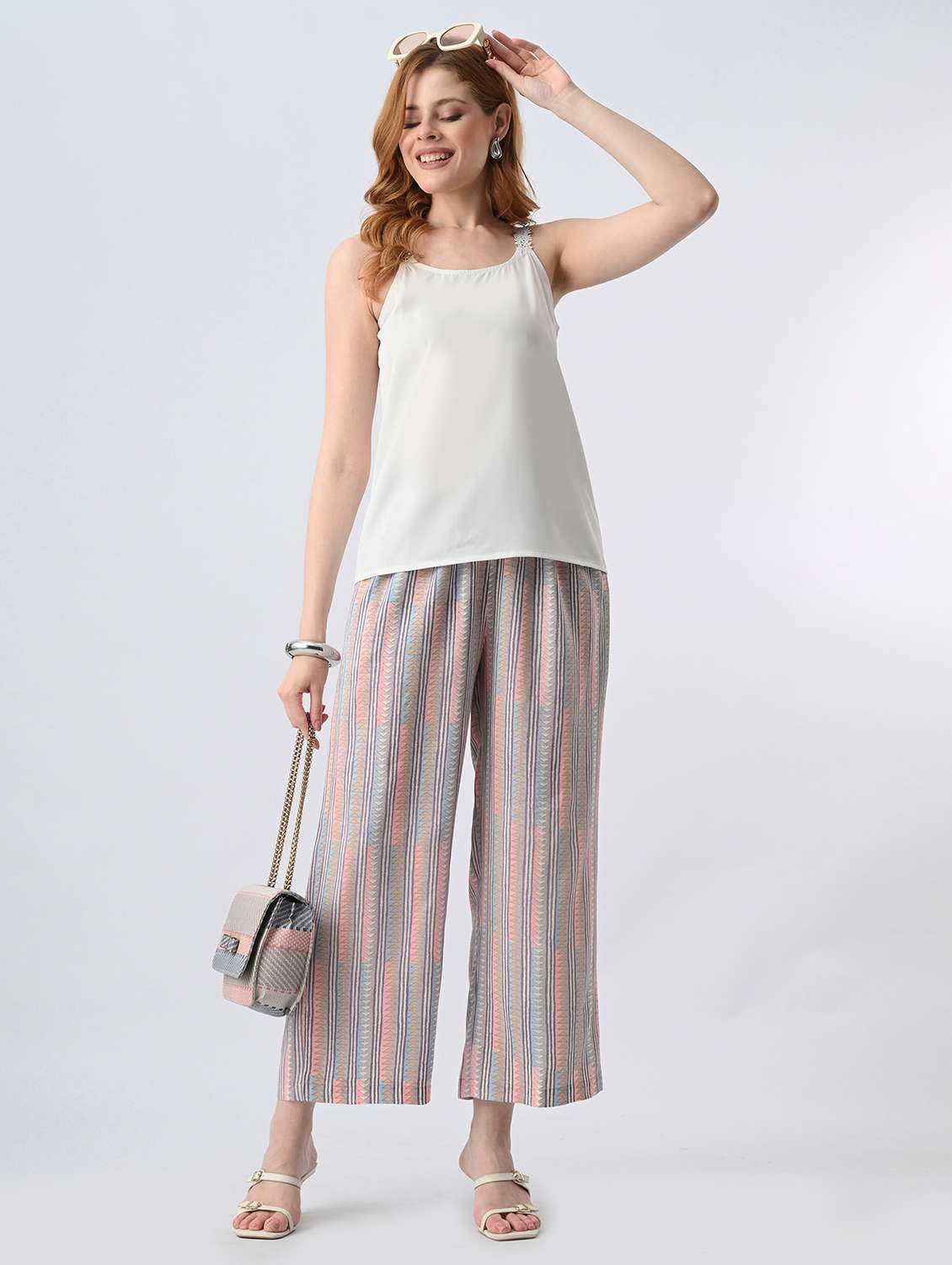 women printed mid rise palazzo - 22527065 -  Standard Image - 5