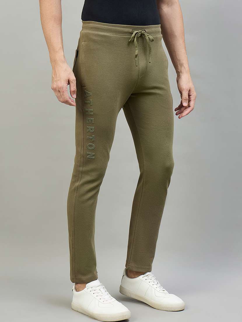 Men Solid Mid Rise Full Length Track Pant - 22527212 -  Standard Image - 3