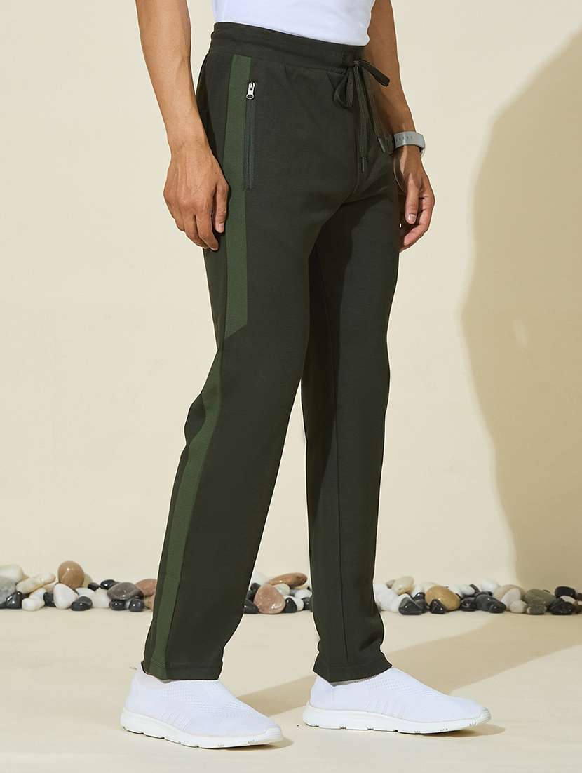  men side taped mid rise full length track pant - 22527220 -  Standard Image - 3