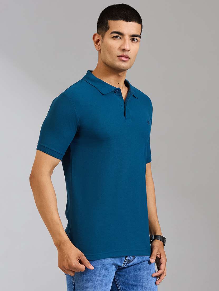 men solid short sleeve slim fit casual shirt - 22527315 -  Standard Image - 3