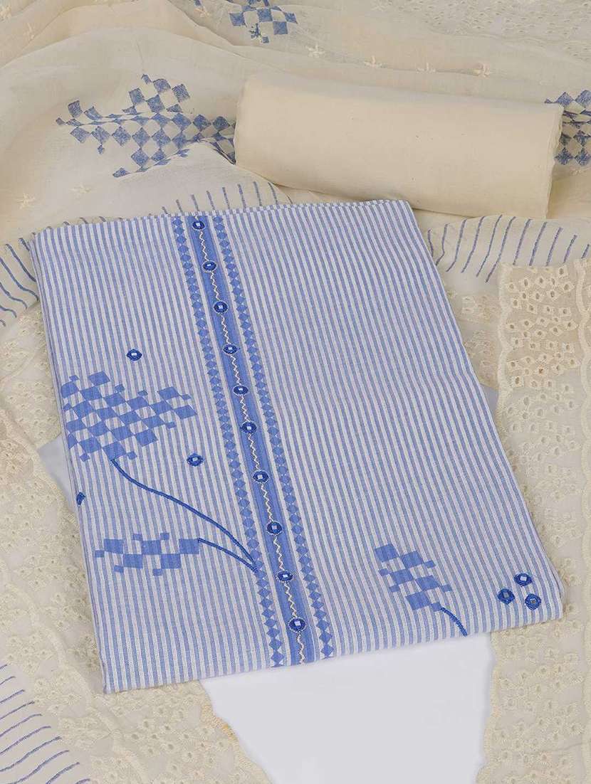 women printed unstitched suit set