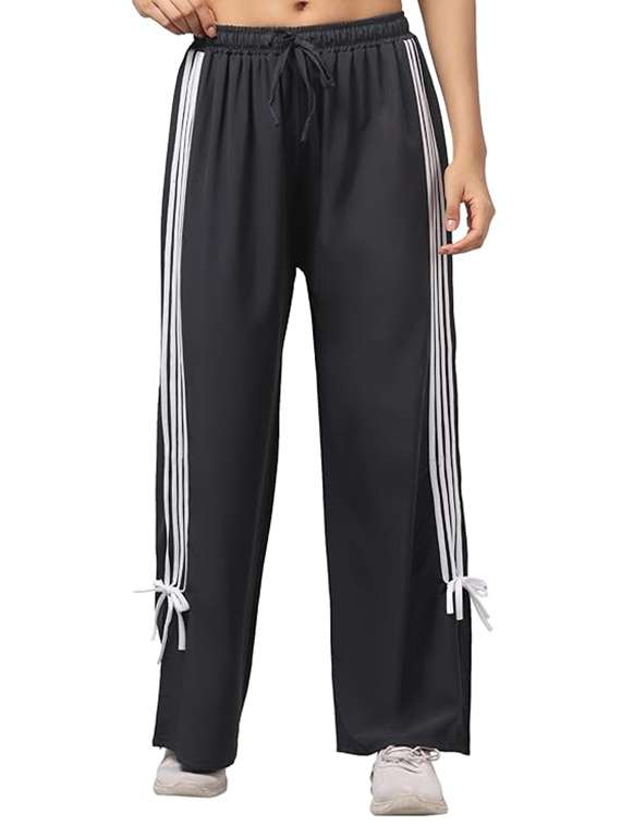 women tapered mid rise track pant - 22527552 -  Standard Image - 3