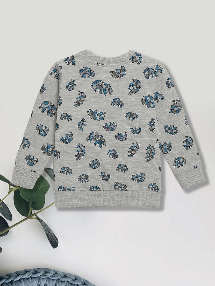 boys pack of 3 printed sweatshirt - 22527702 -  Standard Image - 5