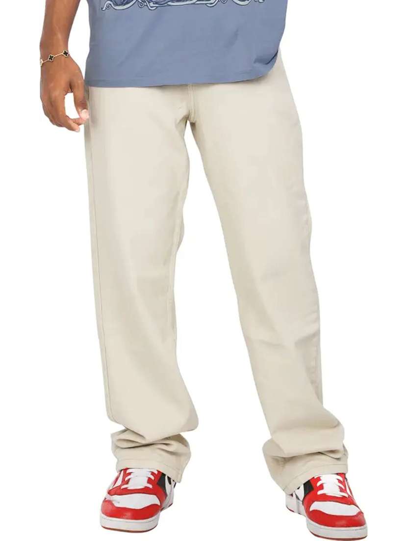 men plain mid rise full length relaxed fit jeans