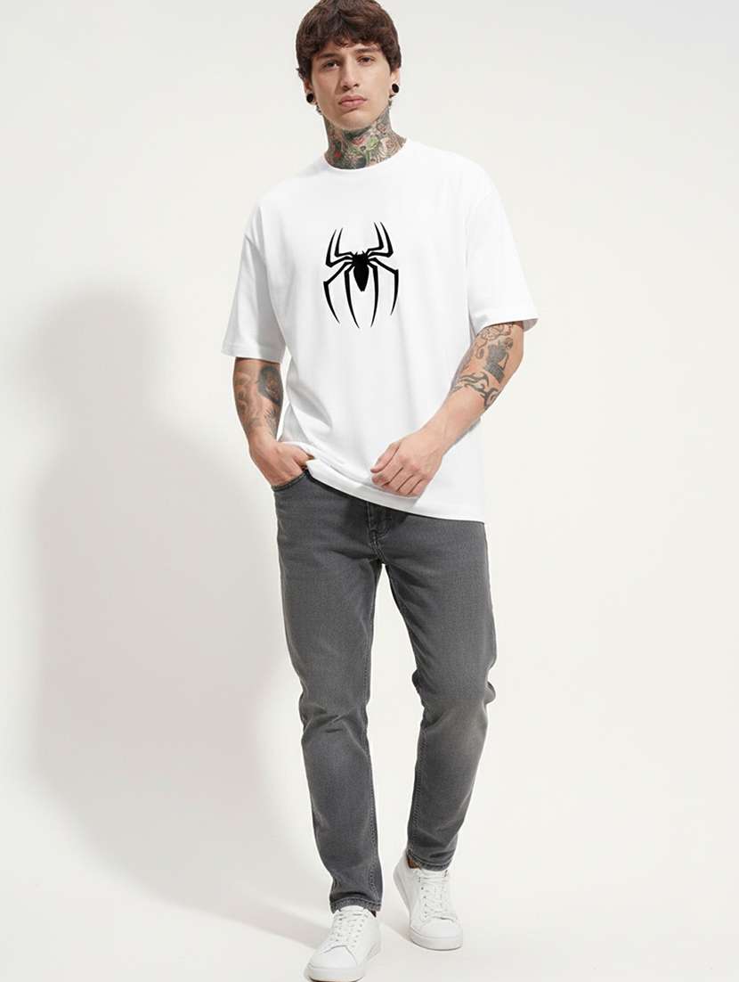 men printed short sleeve oversized t-shirt - 22528989 -  Standard Image - 3