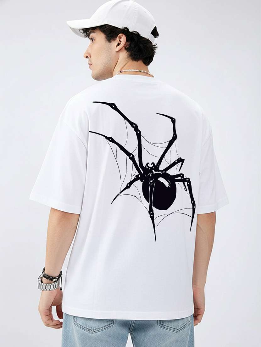 men printed short sleeve oversized t-shirt