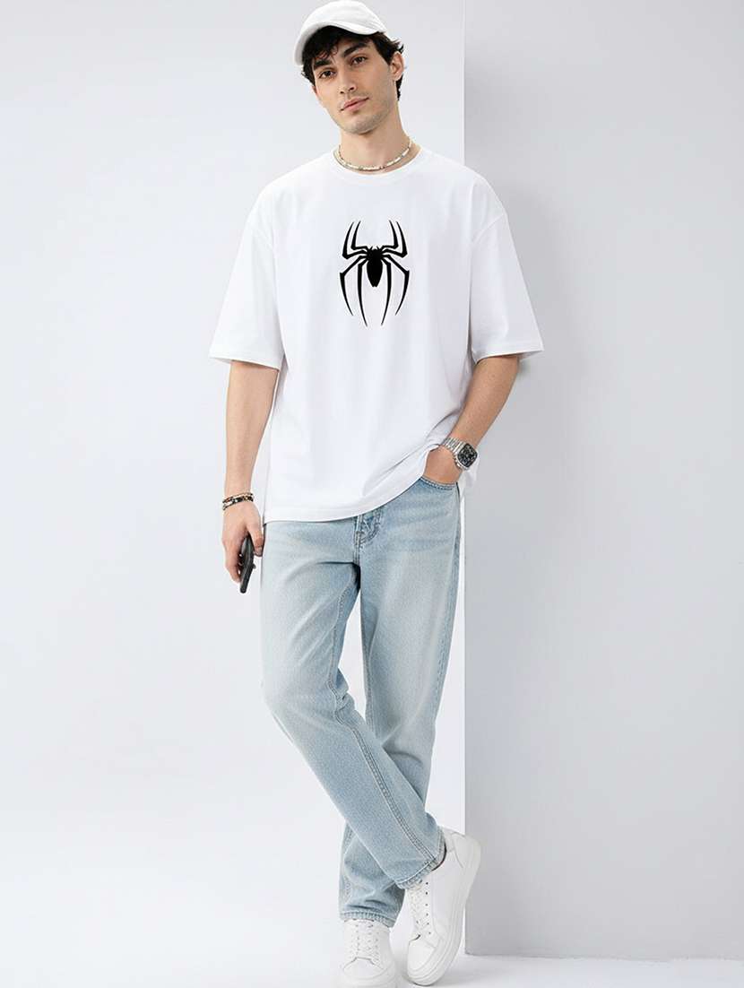 men printed short sleeve oversized t-shirt - 22528990 -  Standard Image - 3