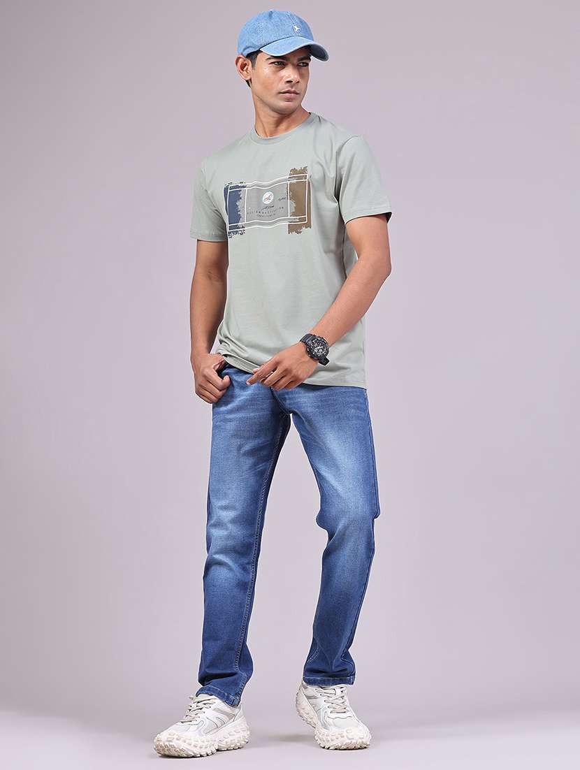 Men Printed Short Sleeve Regular Fit T-shirt - 22529857 -  Standard Image - 5