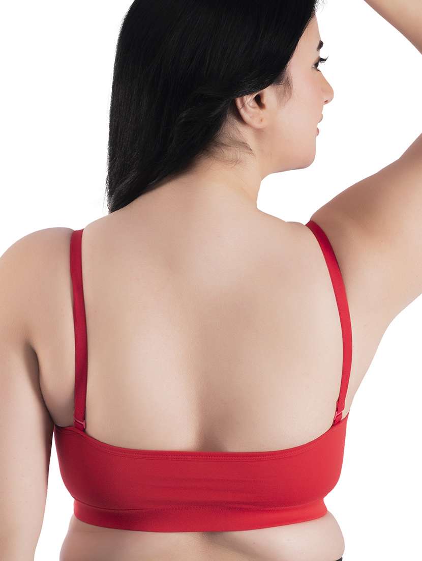women pack of 2 solid sports bra - 22539911 -  Standard Image - 3