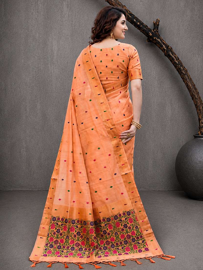 women self design paithani saree with blouse - 22539966 -  Standard Image - 3