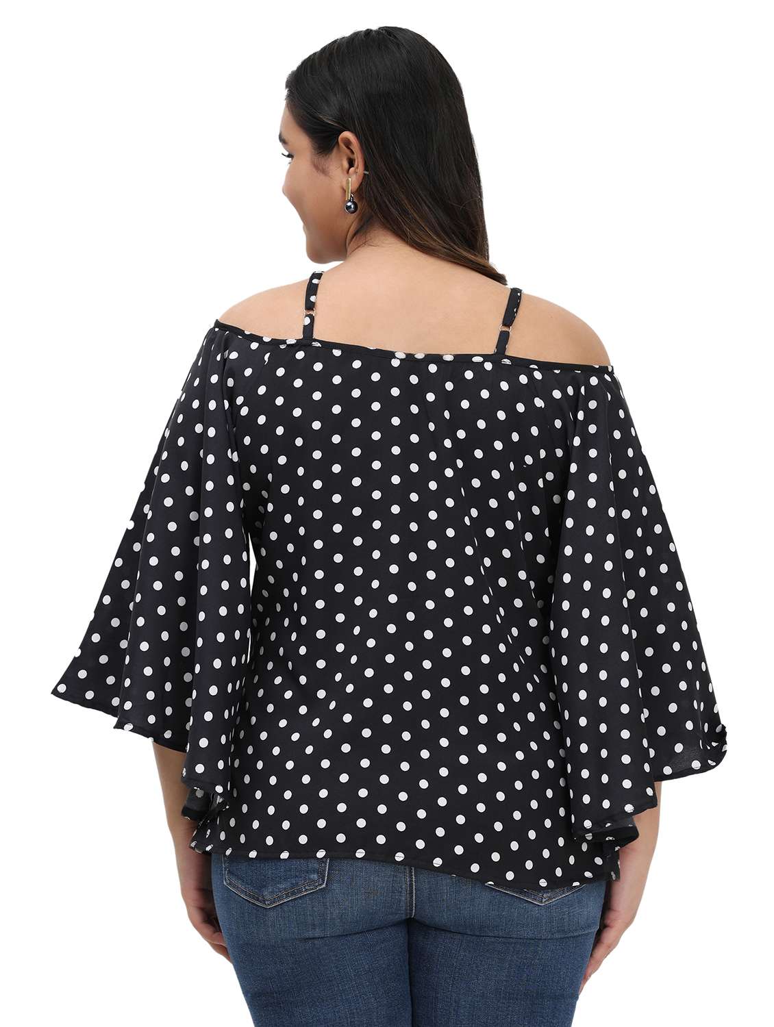White Crepe Combos Top - 22539985 -  Standard Image - 3