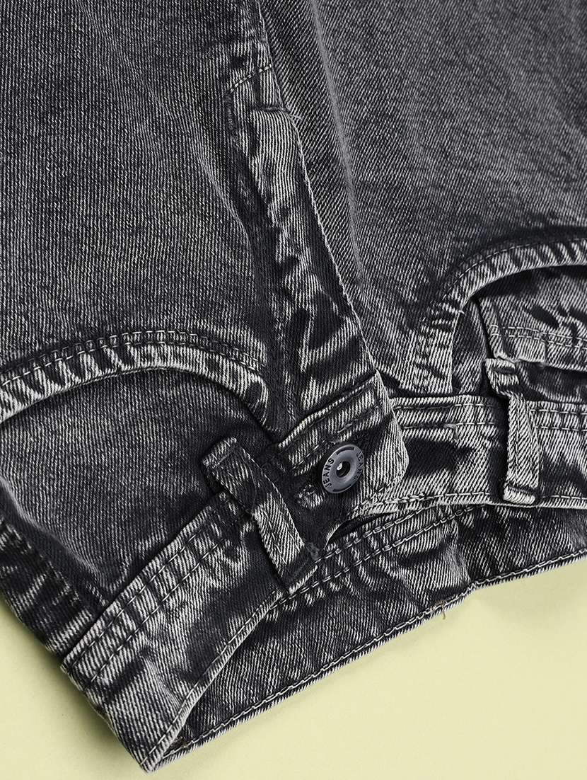 boys washed mid rise straight fit jeans - 22540074 -  Standard Image - 3