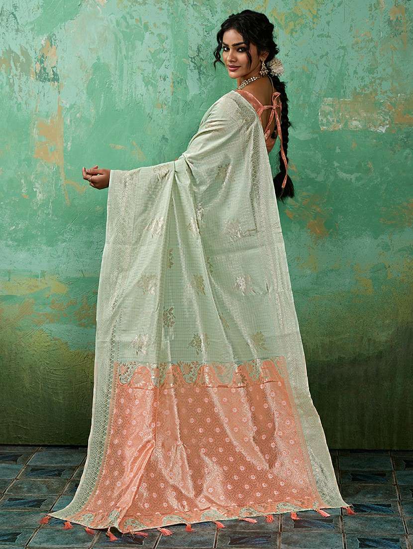 women self design banarasi saree with blouse - 22540134 -  Standard Image - 3