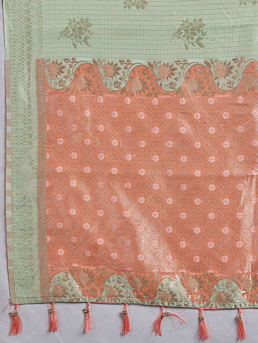 women self design banarasi saree with blouse - 22540134 -  Standard Image - 5