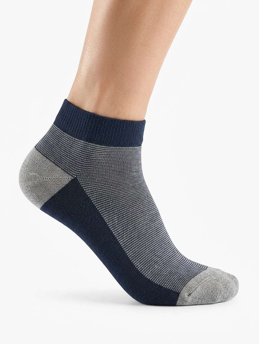 men pack of 3 ankle length sock - 22540191 -  Standard Image - 3