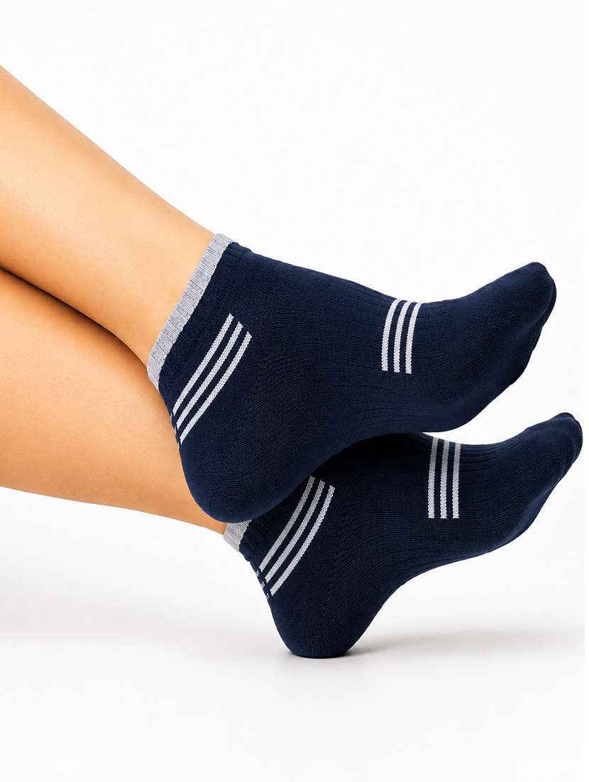 men pack of 3 ankle length sock - 22540198 -  Standard Image - 3