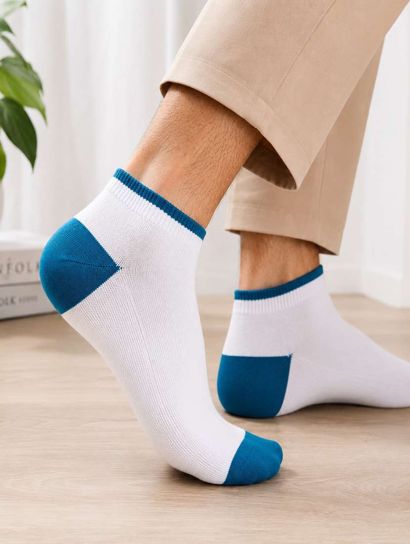 Men Pack Of 4 Ankle Length Sock - 22540203 -  Standard Image - 3