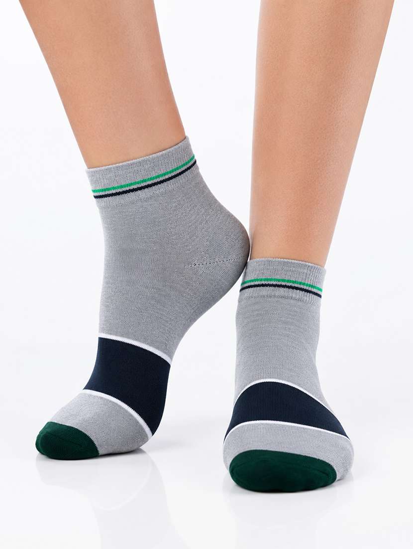 men pack of 3 ankle length sock - 22540211 -  Standard Image - 5
