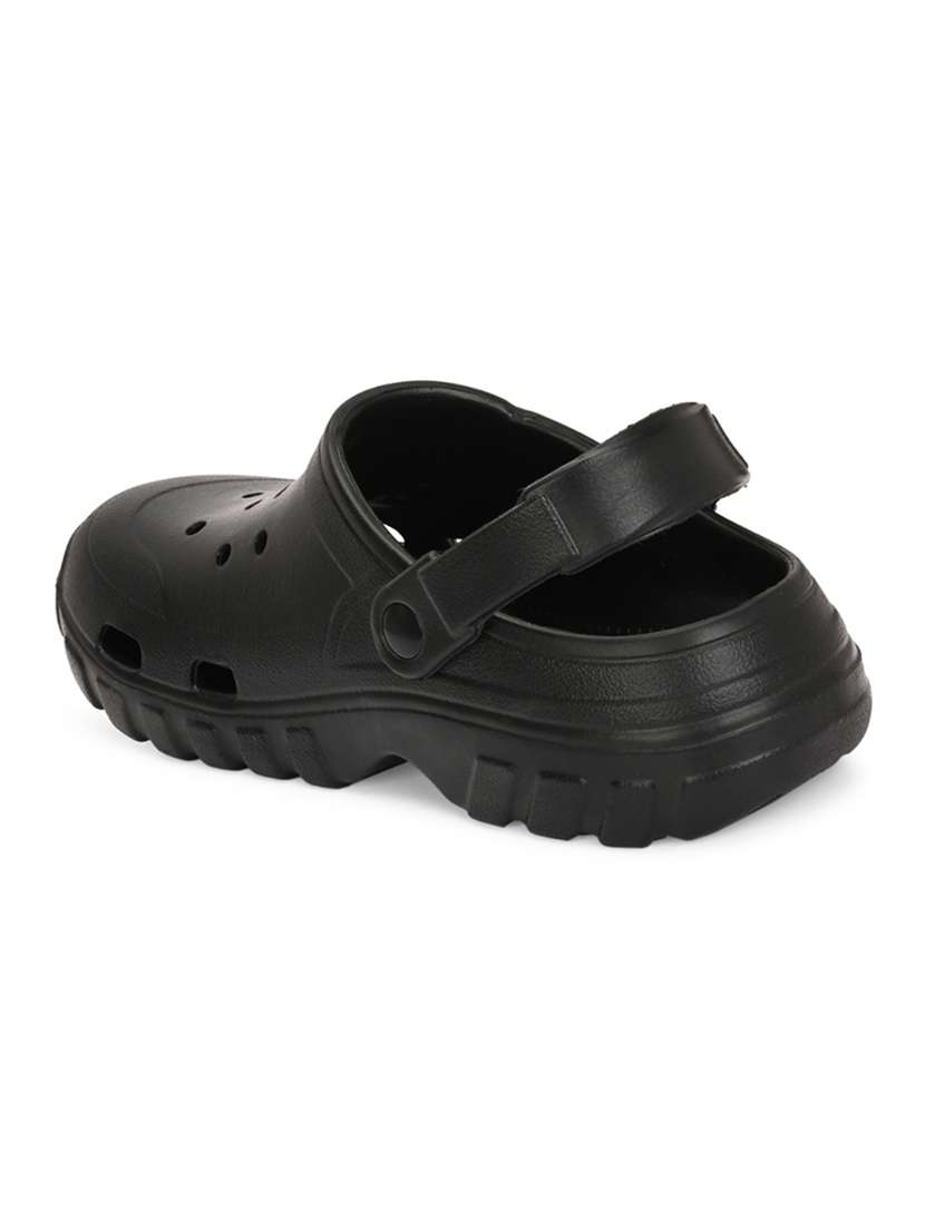 men solid back slip on clogs - 22540216 -  Standard Image - 3