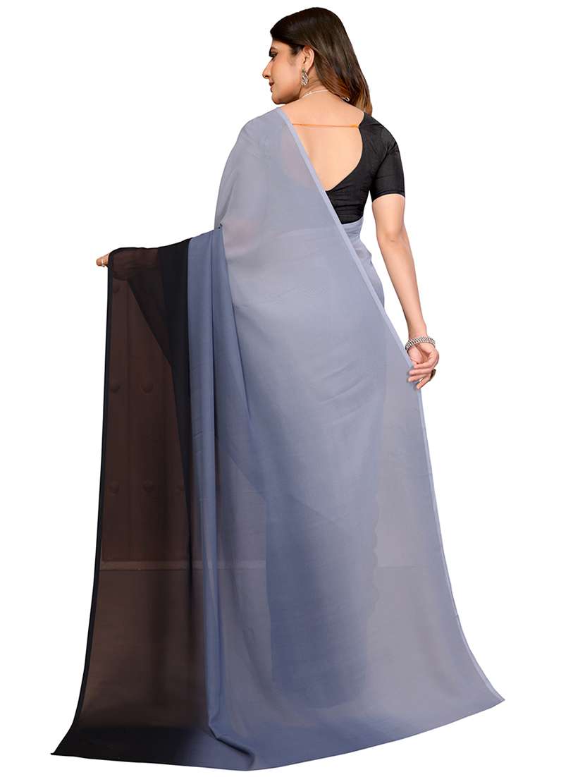 women printed casual wear saree with blouse - 22540816 -  Standard Image - 3