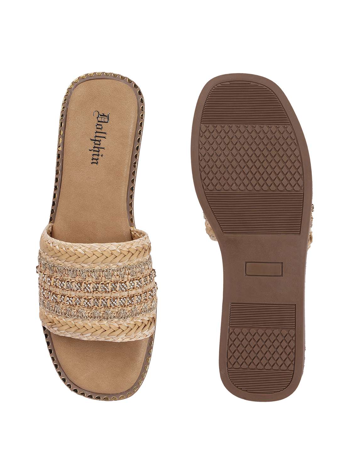 women textured slip on flats - 22541894 -  Standard Image - 3
