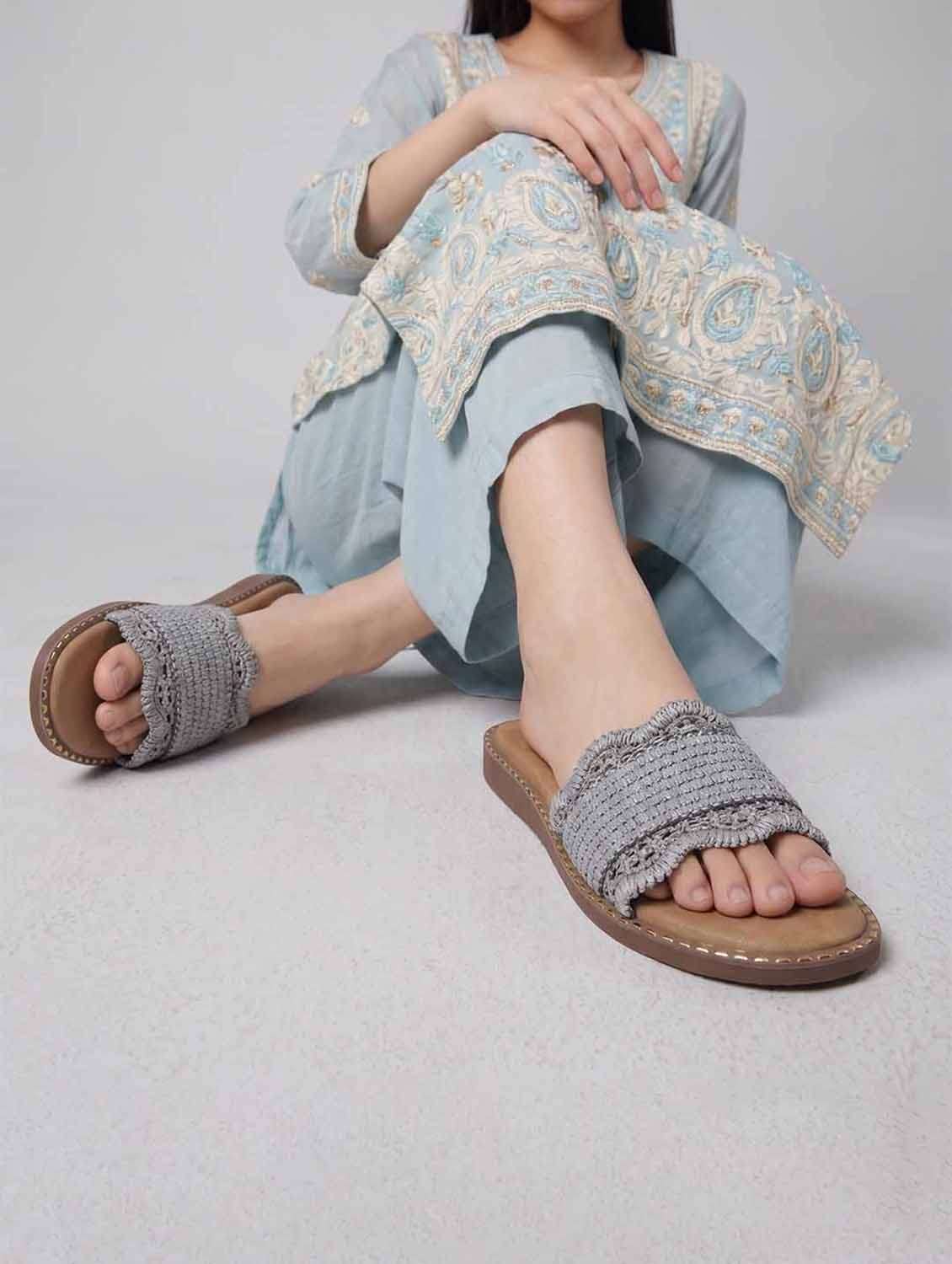women textured slip on flats - 22541897 -  Standard Image - 5