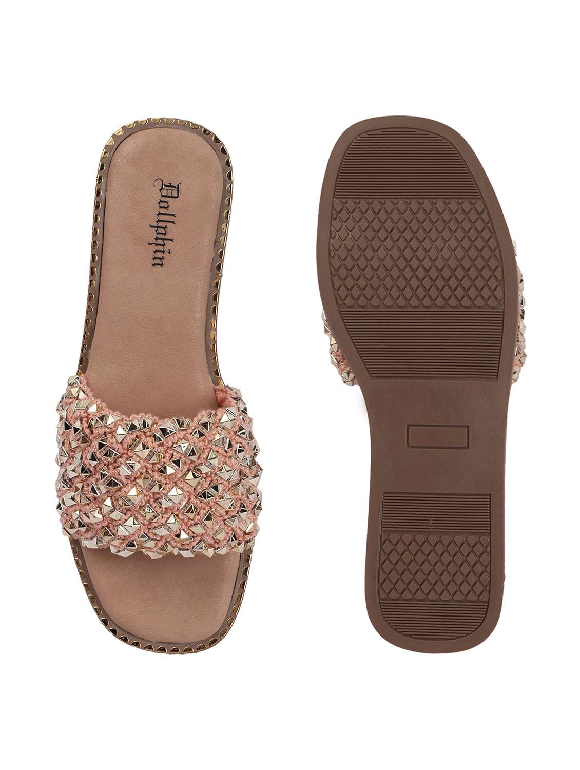 women embellished slip on flat - 22541905 -  Standard Image - 3