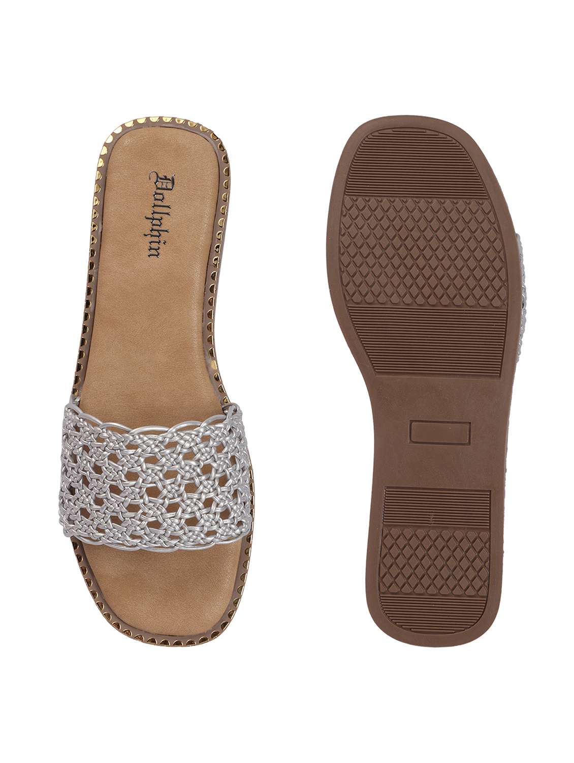 women textured slip on flat - 22541907 -  Standard Image - 3
