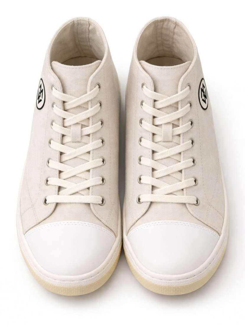 men solid lace up high ankle sneakers - 22542080 -  Standard Image - 3