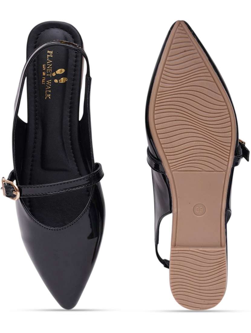 Women Solid Back Strap Flat Sandal - 22542164 -  Standard Image - 5