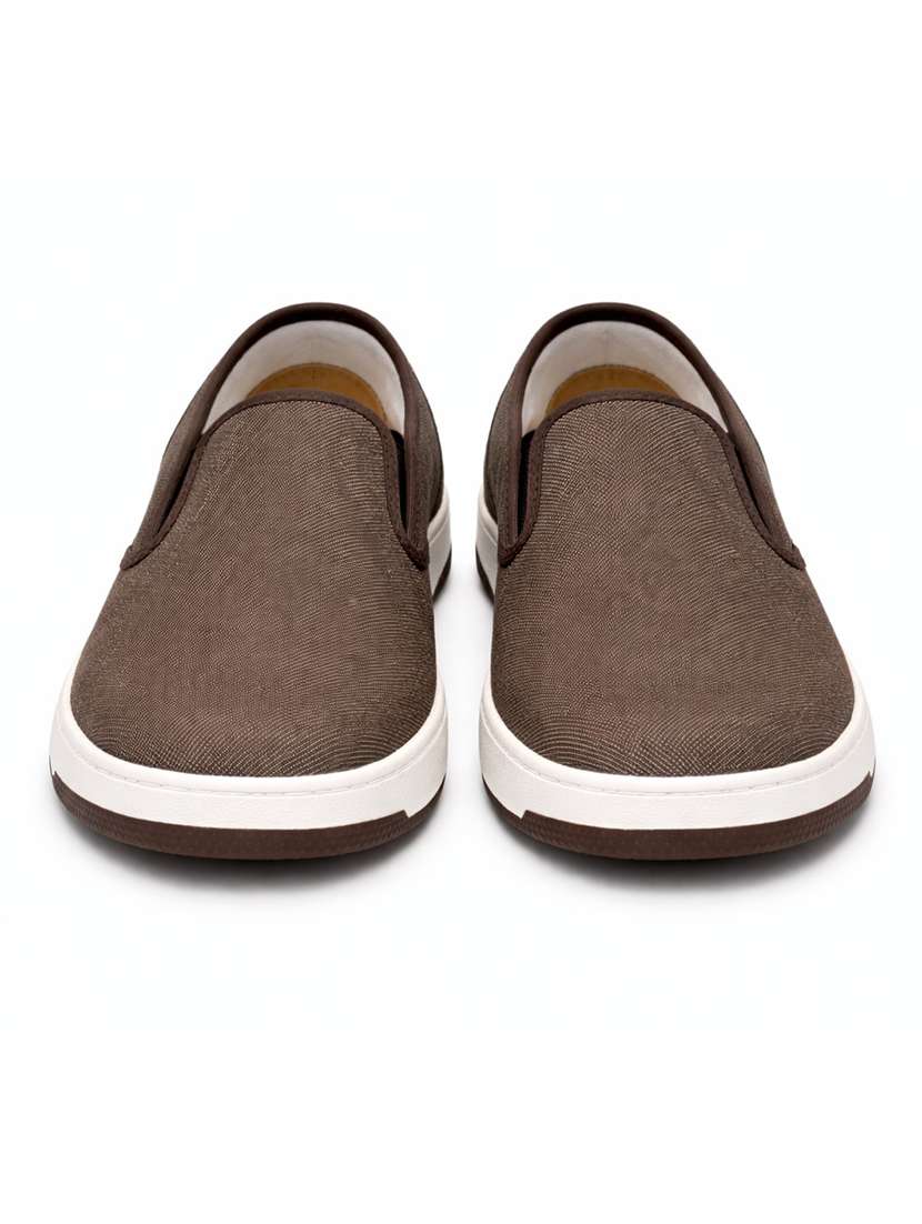 men solid slip on casual shoes - 22542253 -  Standard Image - 3