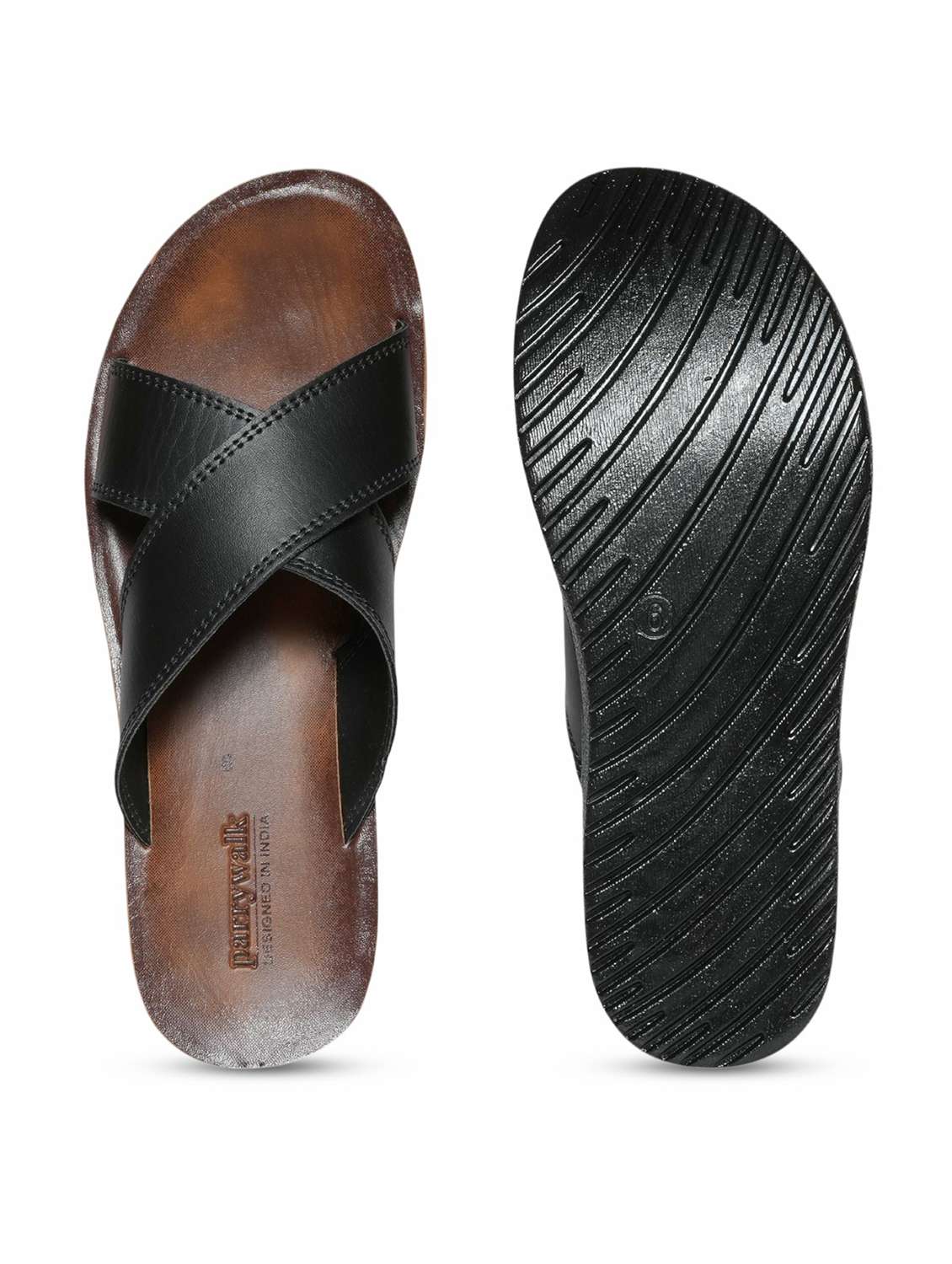 men solid slip on sandal - 22542703 -  Standard Image - 5