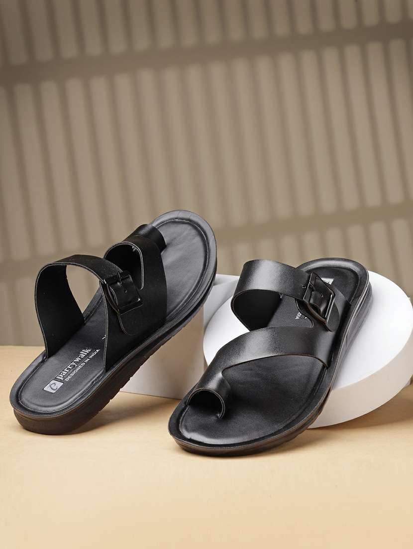men solid one toe sandal 