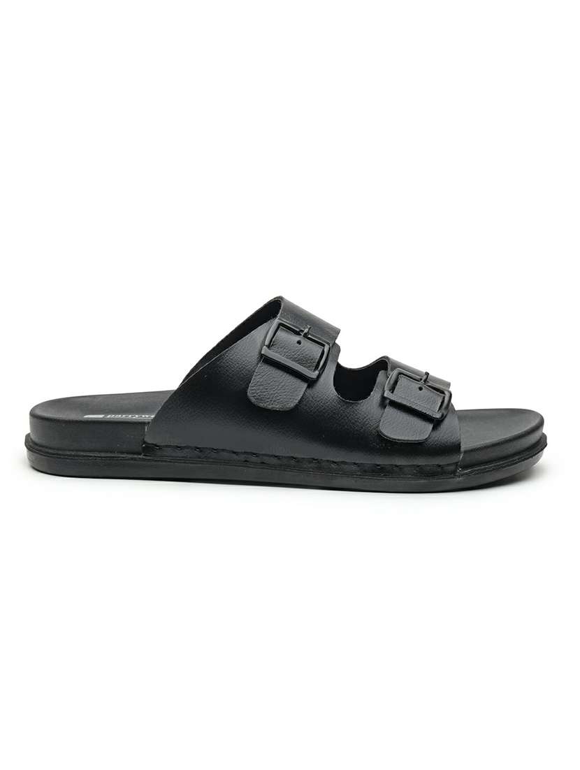 men solid slip on sandal - 22542708 -  Standard Image - 3