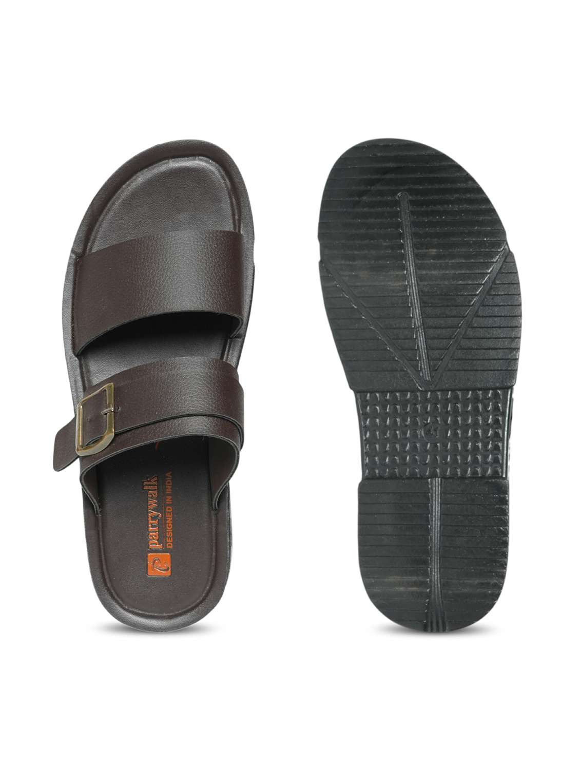 men solid slip on sandal - 22542710 -  Standard Image - 5