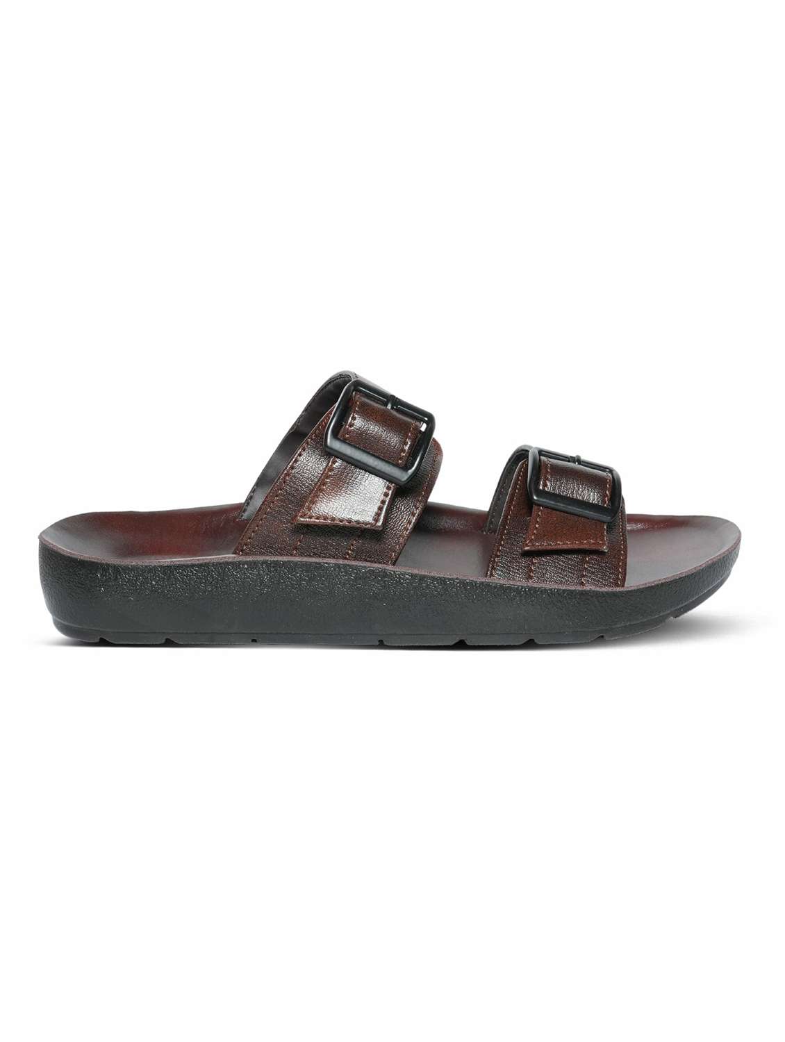 men solid strap sandal - 22542714 -  Standard Image - 3