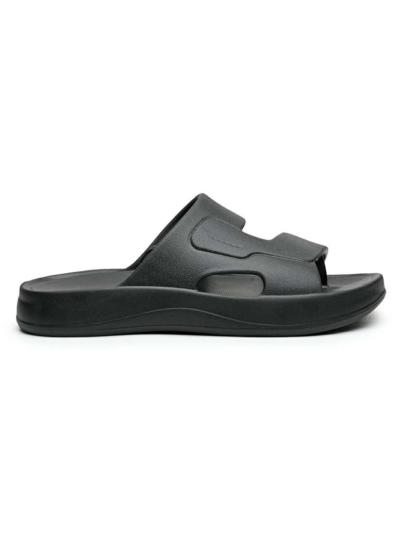 Men Black Toe Seperator Slider - 22542721 -  Standard Image - 3
