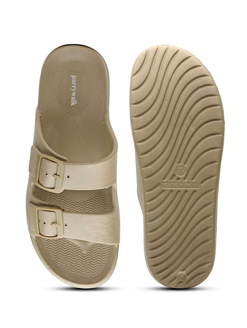 men beige slip on slider - 22542725 -  Standard Image - 5