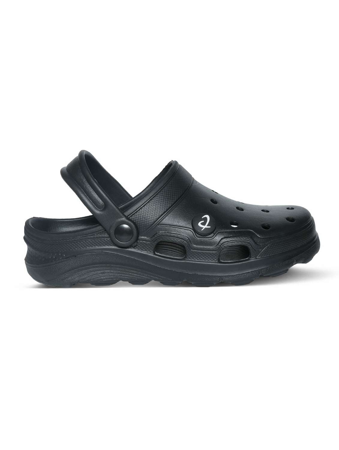 men black slip on clog - 22542727 -  Standard Image - 3