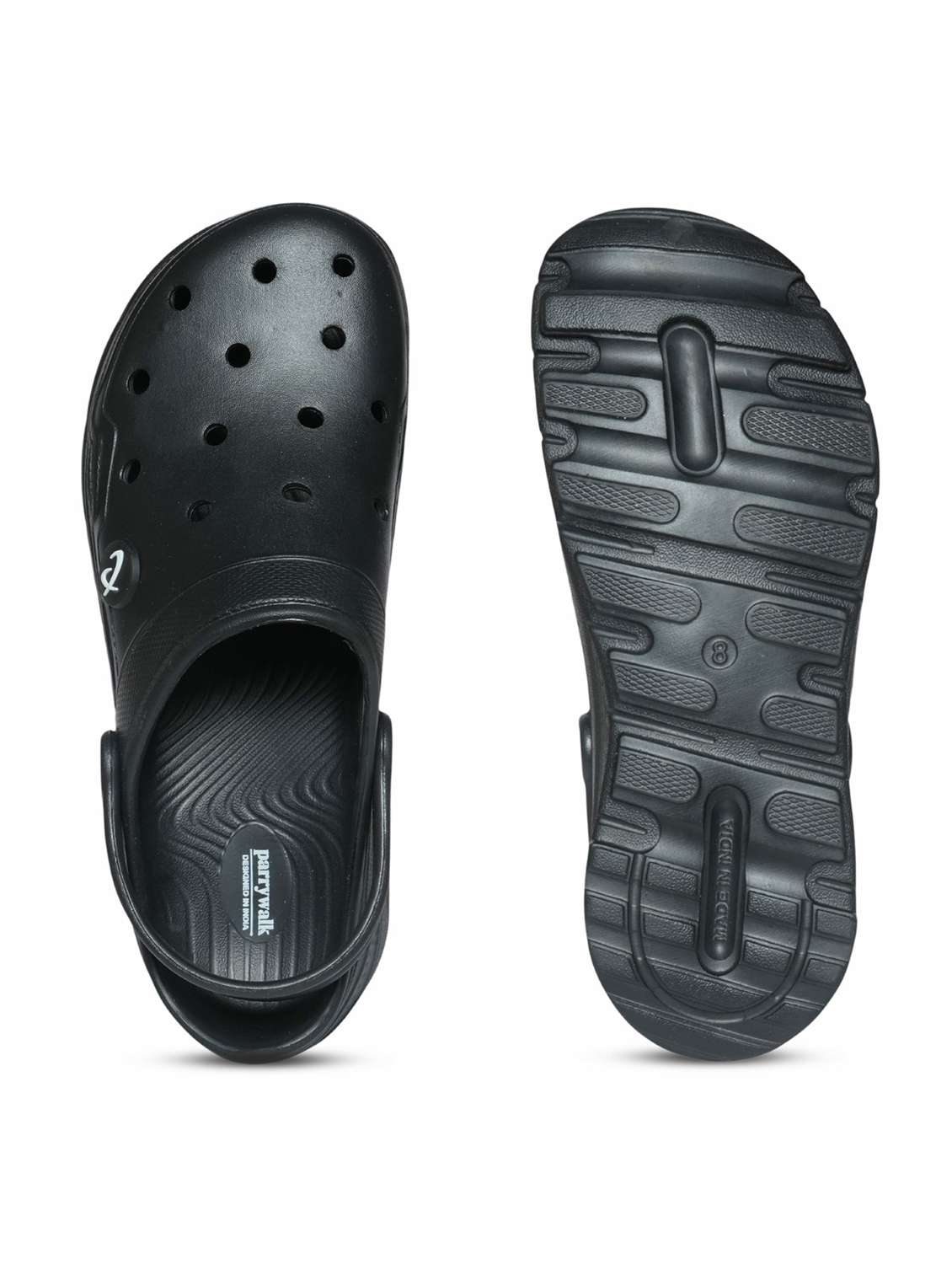 men black slip on clog - 22542727 -  Standard Image - 5
