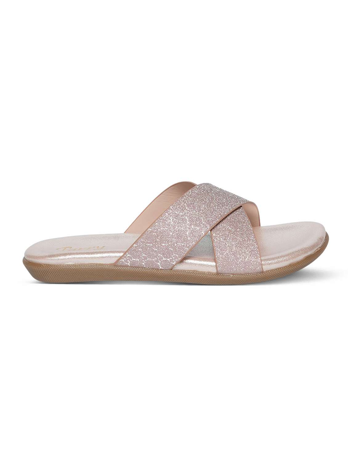 women beige slip on sandal - 22543061 -  Standard Image - 3