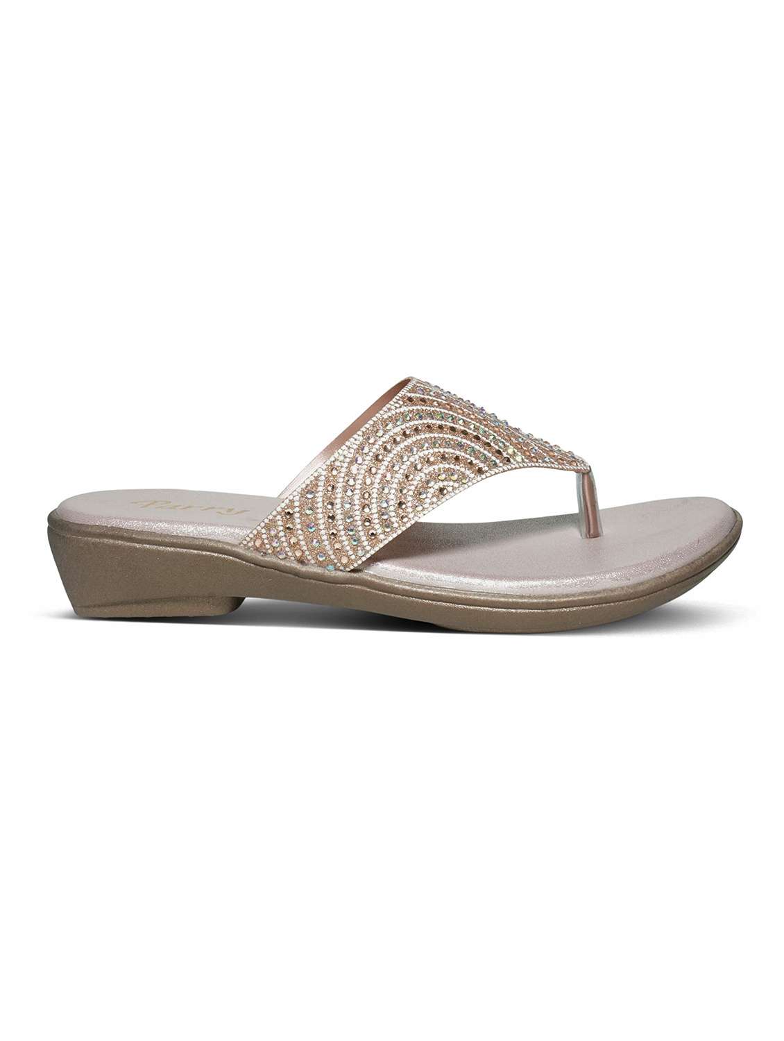 women embellished toe separator flat sandal - 22543068 -  Standard Image - 3