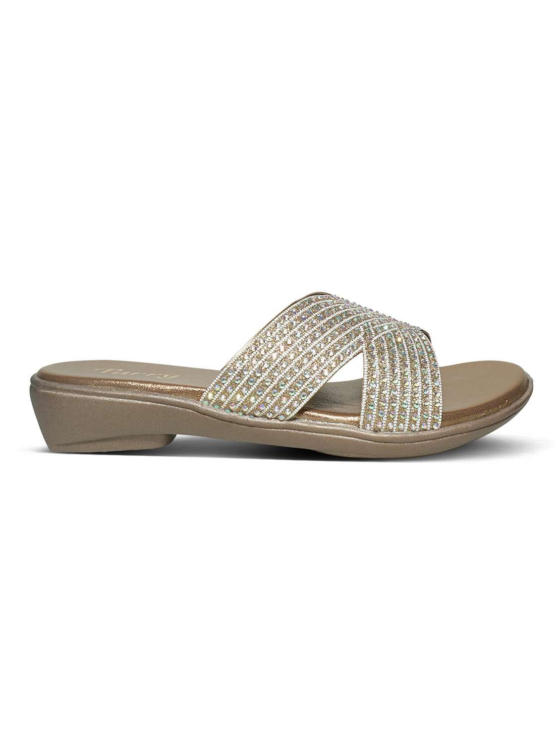 women copper slip on sandal - 22543072 -  Standard Image - 3