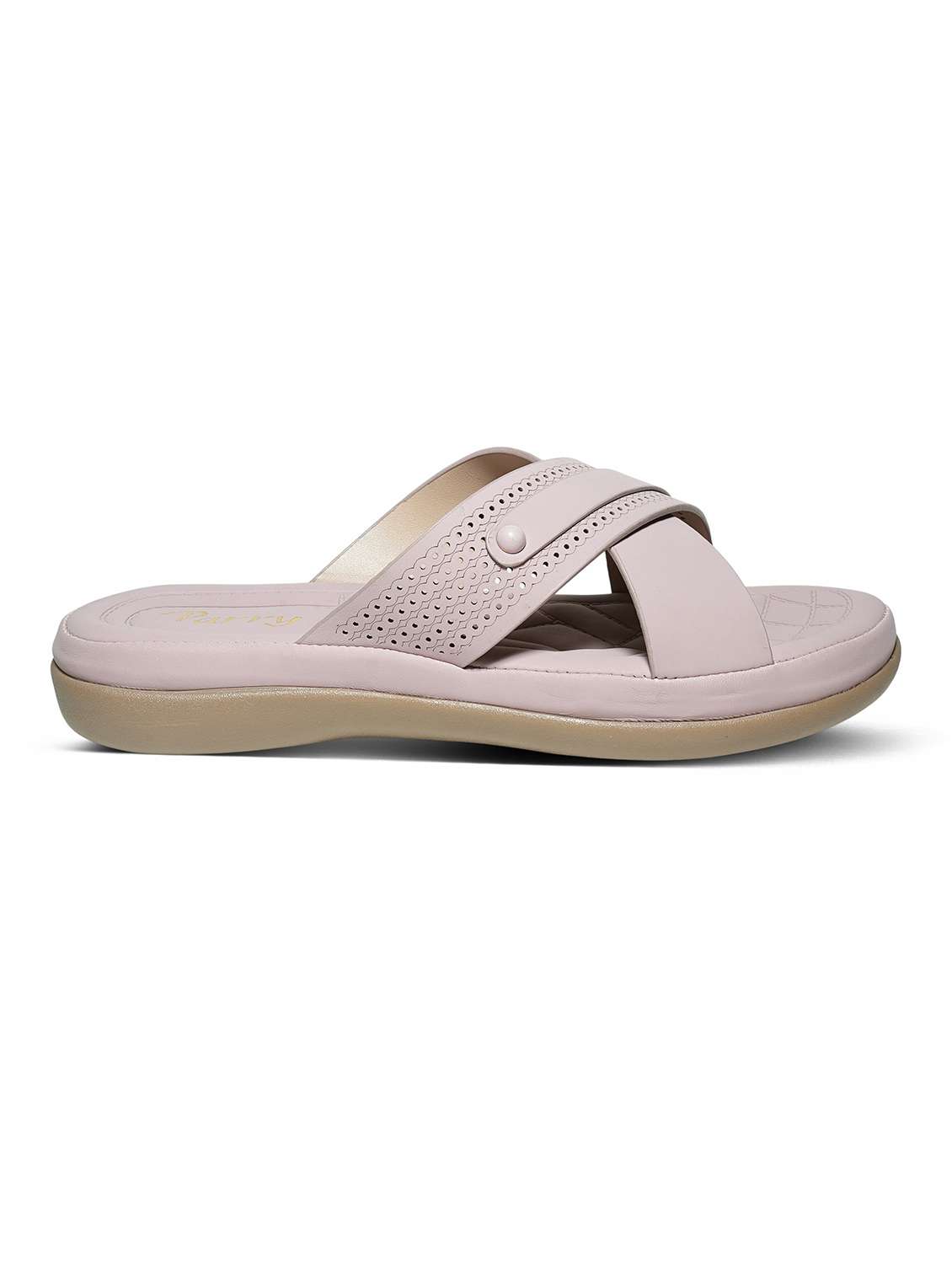 women purple slip on sandal - 22543075 -  Standard Image - 3