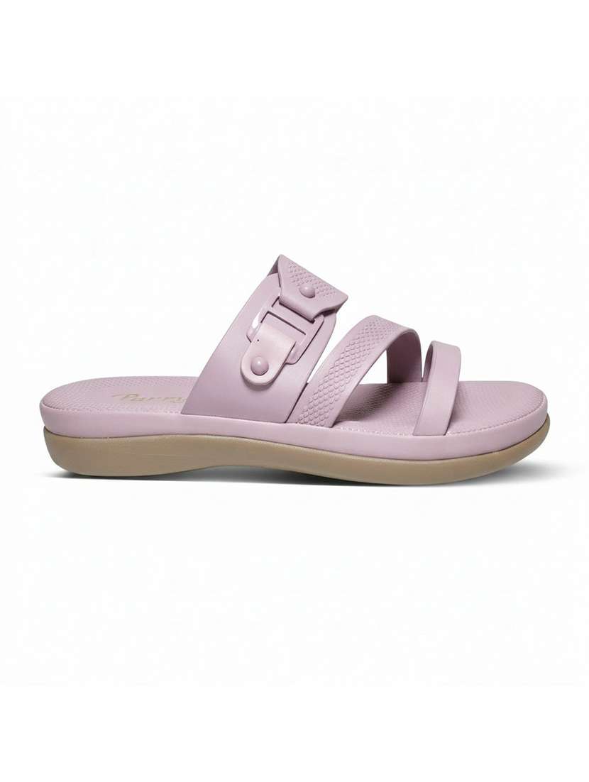 women purple slip on sandal - 22543077 -  Standard Image - 3