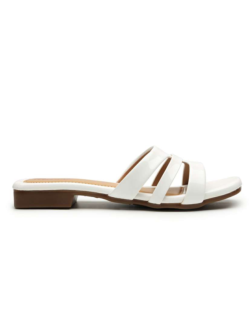 women white slip on sandal - 22543084 -  Standard Image - 3